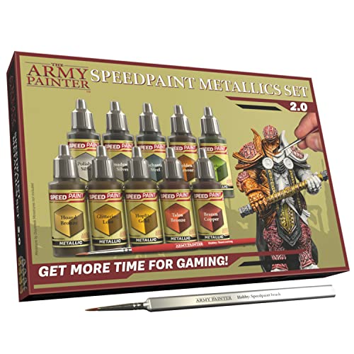 The Army Painter Speedpaint Metallics Set 2.0