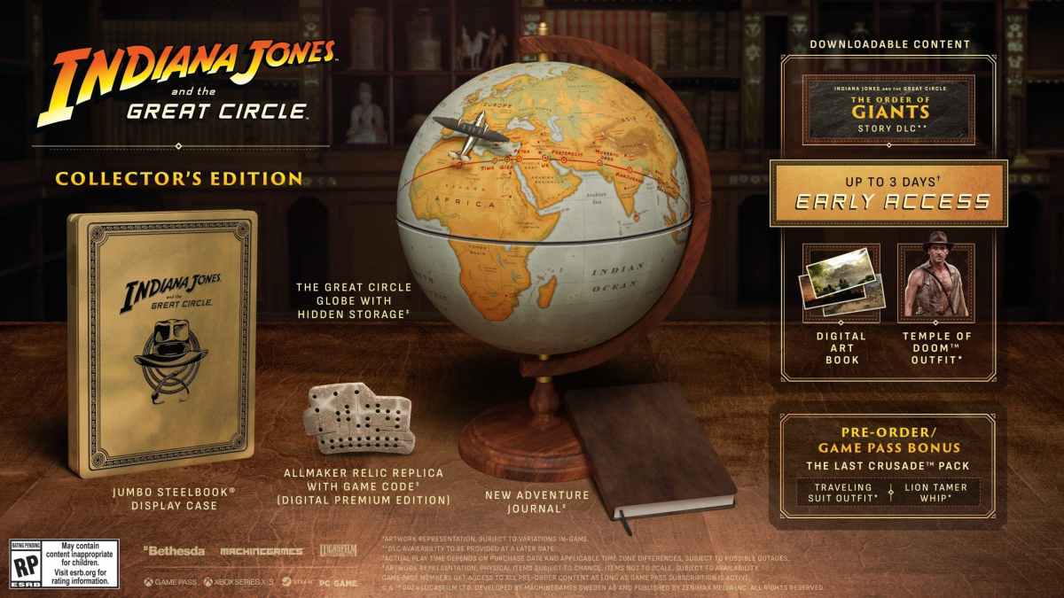 indiana jones and the great circle collector's edition