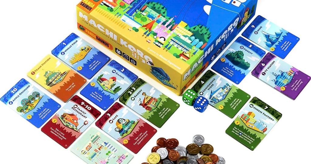 machi koro gameplay competitive board games
