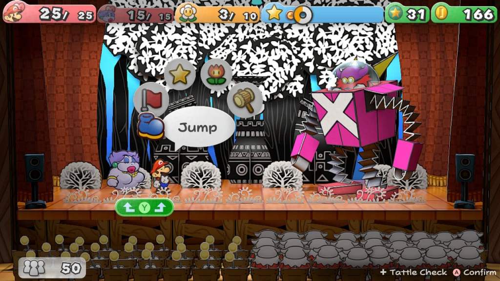 paper mario thousand year door combat