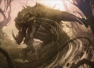 Mike Turian interview - Nethergoyf card, from MTG Modern Horizons 3