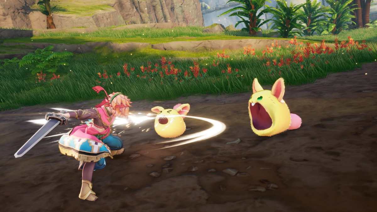Visions of Mana combat
