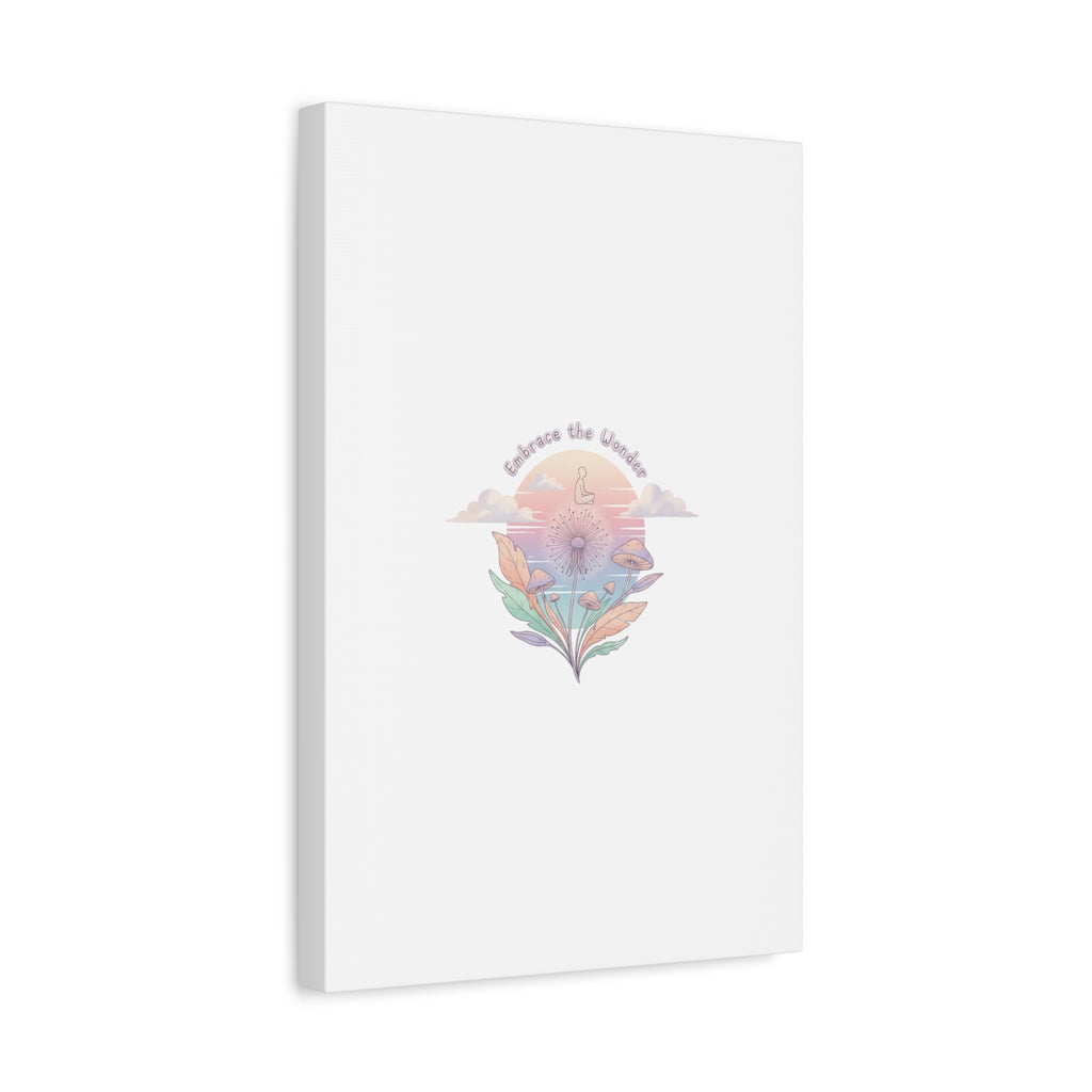 Embrace the Wonder pastel surreal nature print, Canvas
