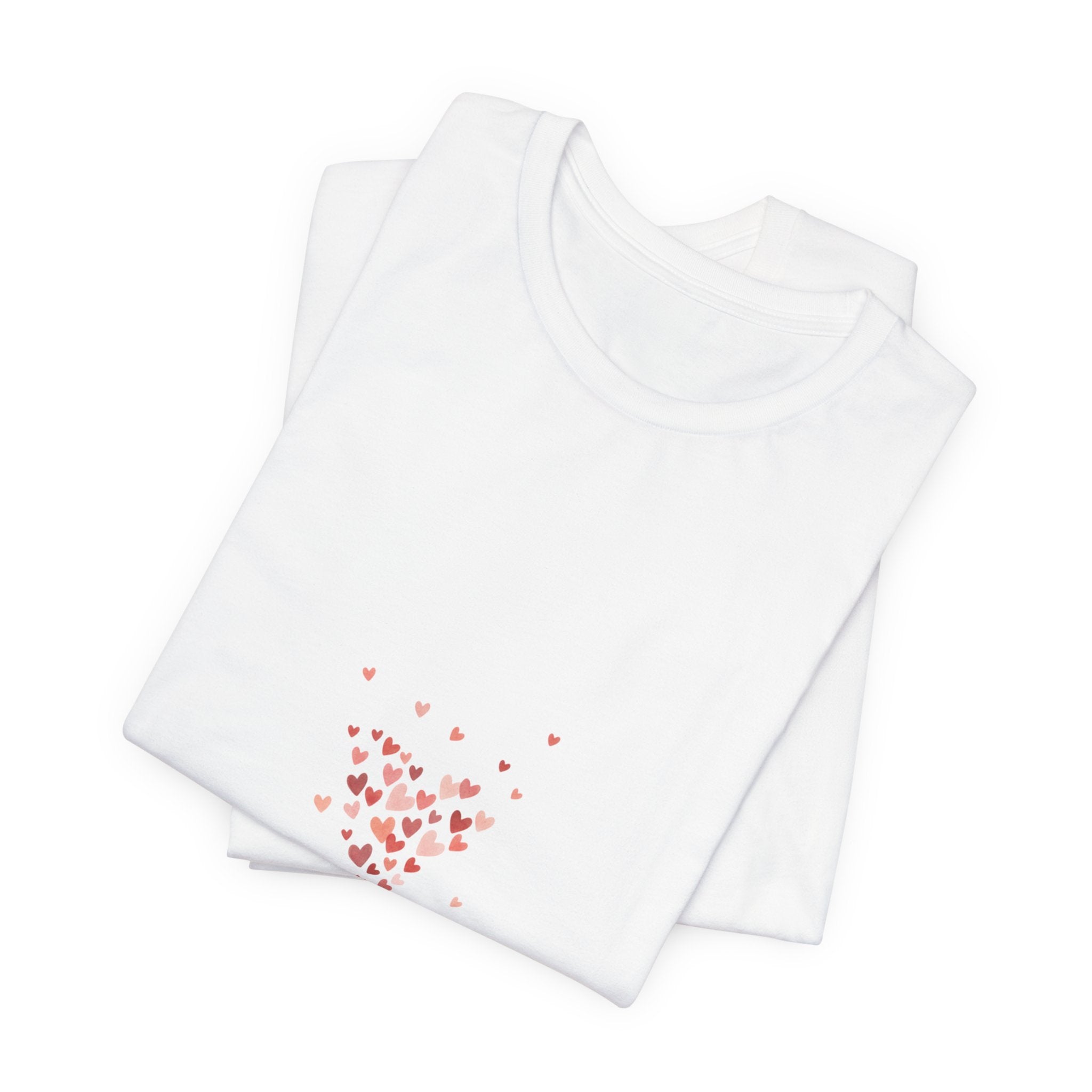 Tiny Heart Confetti Tee | heart pattern shirt, tiny heart design