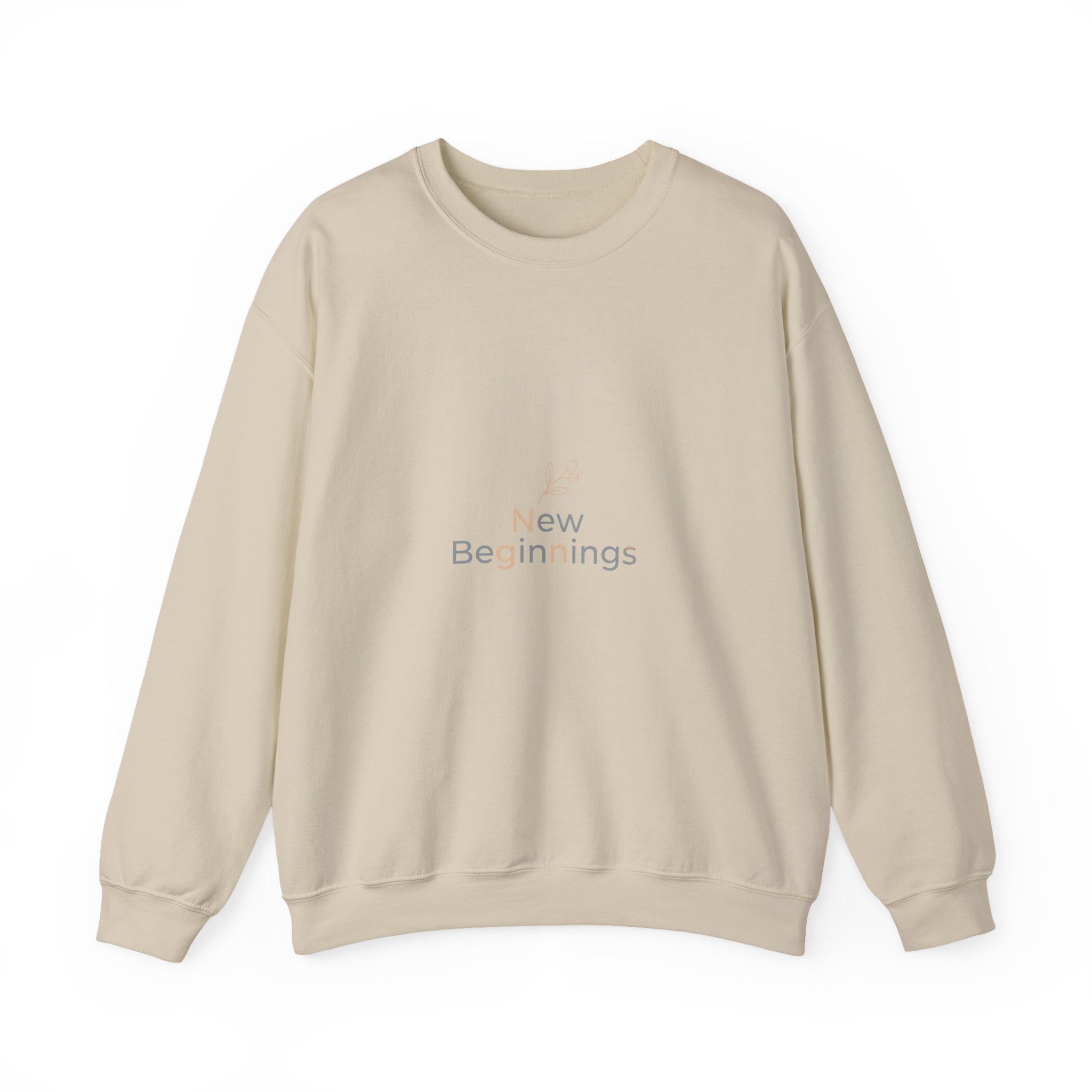 New Beginnings Sweatshirt | Fresh-Start Minimalism, reset mode apparel