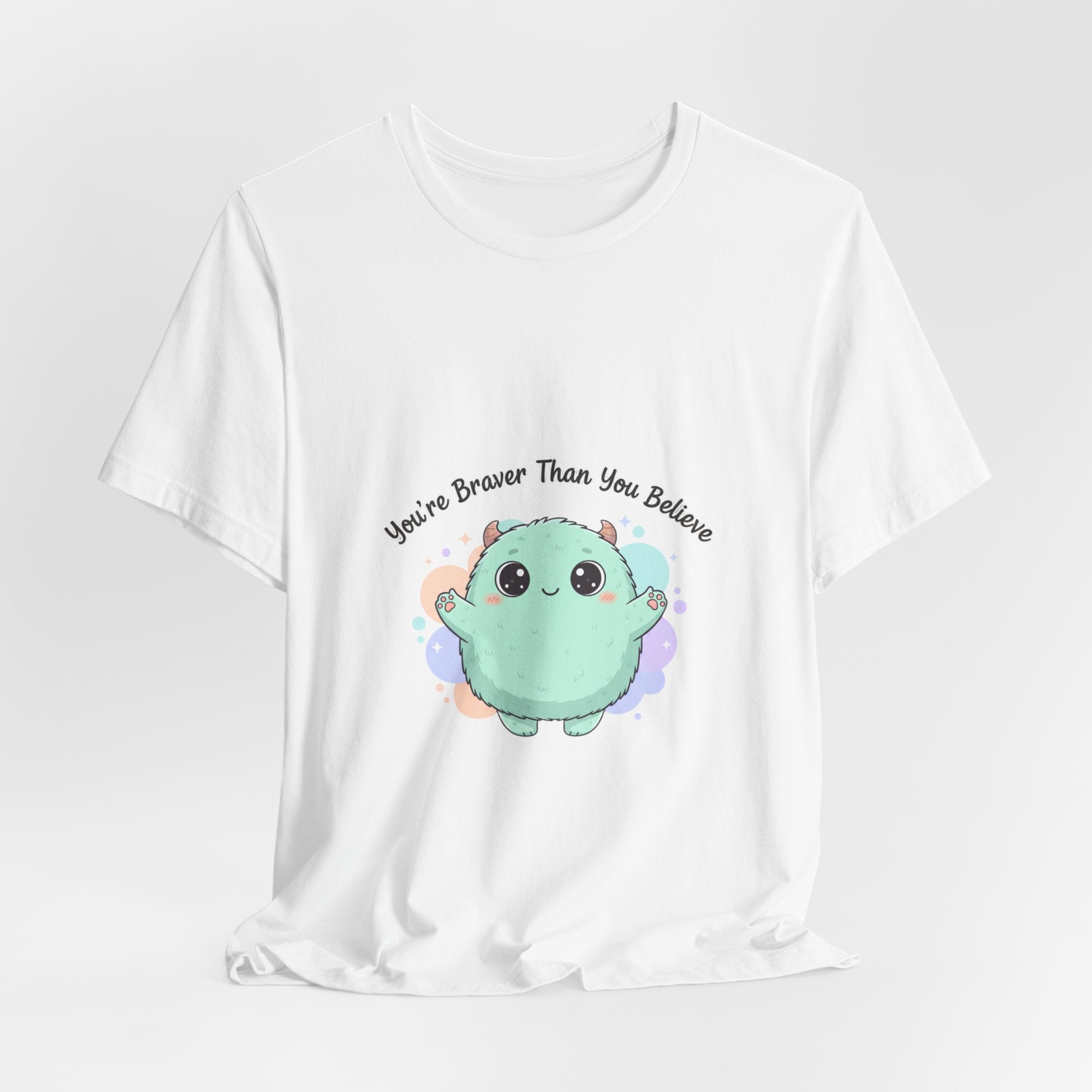 Brave Blob Monster Tee | cute monster shirt, kawaii encouragement
