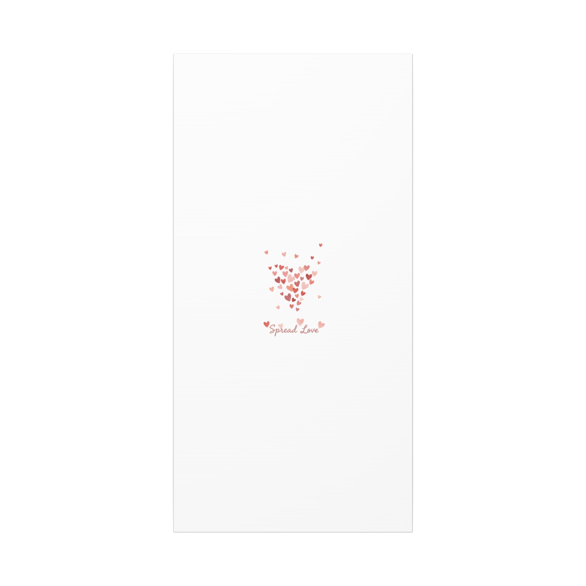 Tiny Heart Confetti Matte Canvas | Spread Love Wall Art