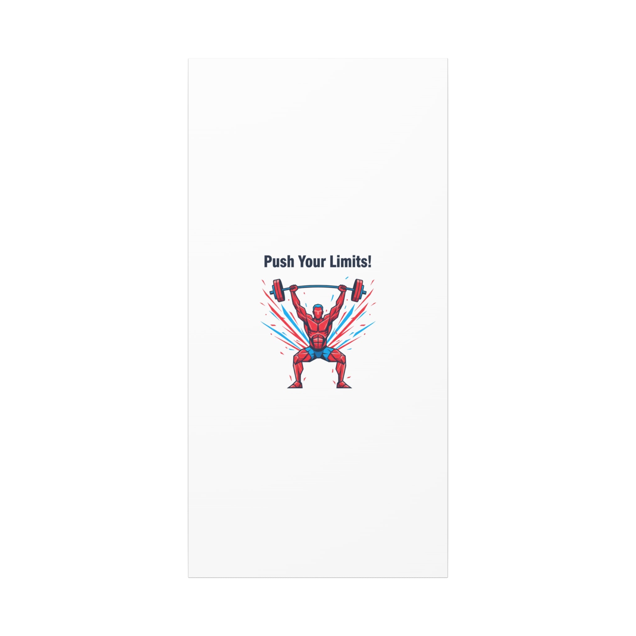 Push Your Limits Canvas | Fitness Motivation Wall Art