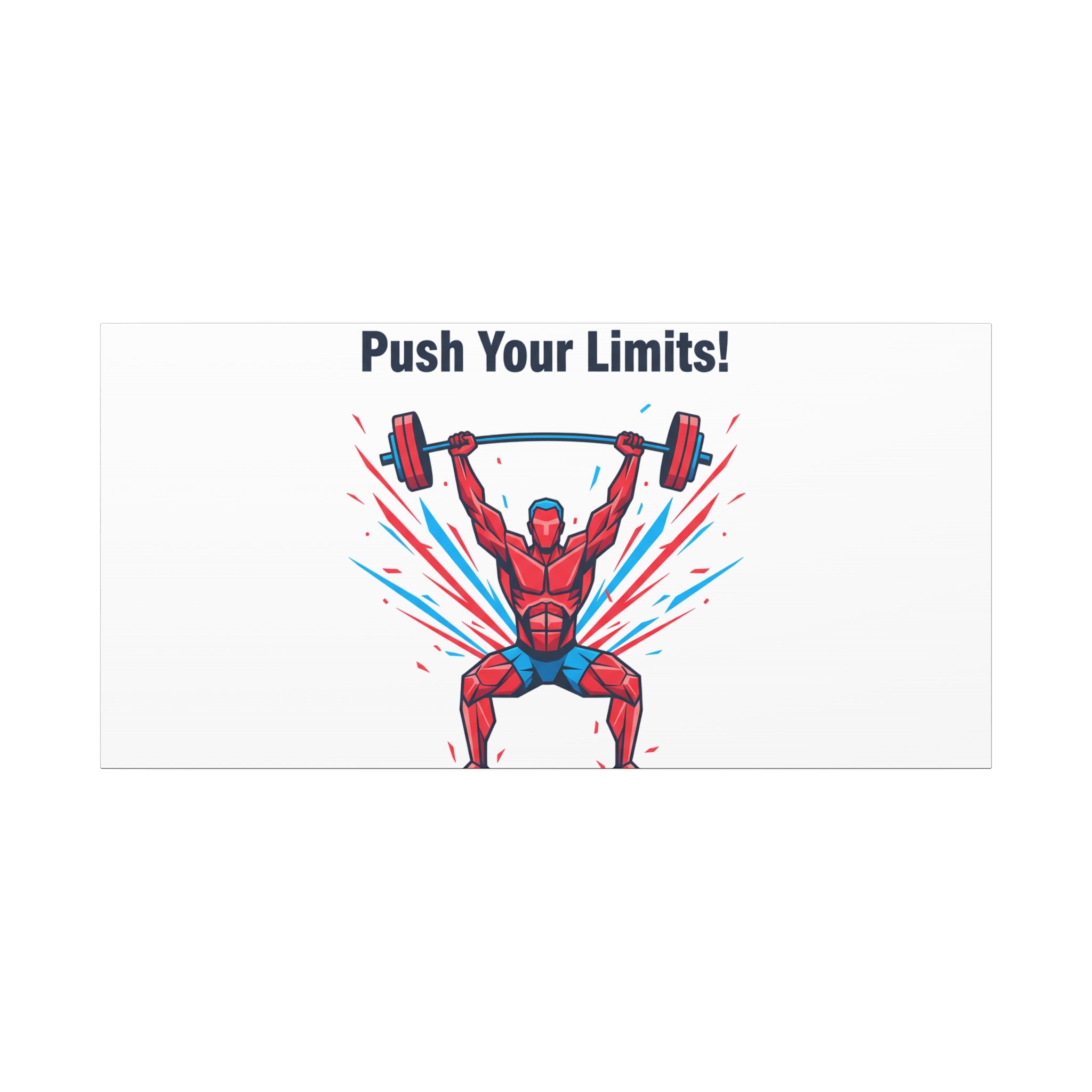 Push Your Limits Canvas | Fitness Motivation Wall Art