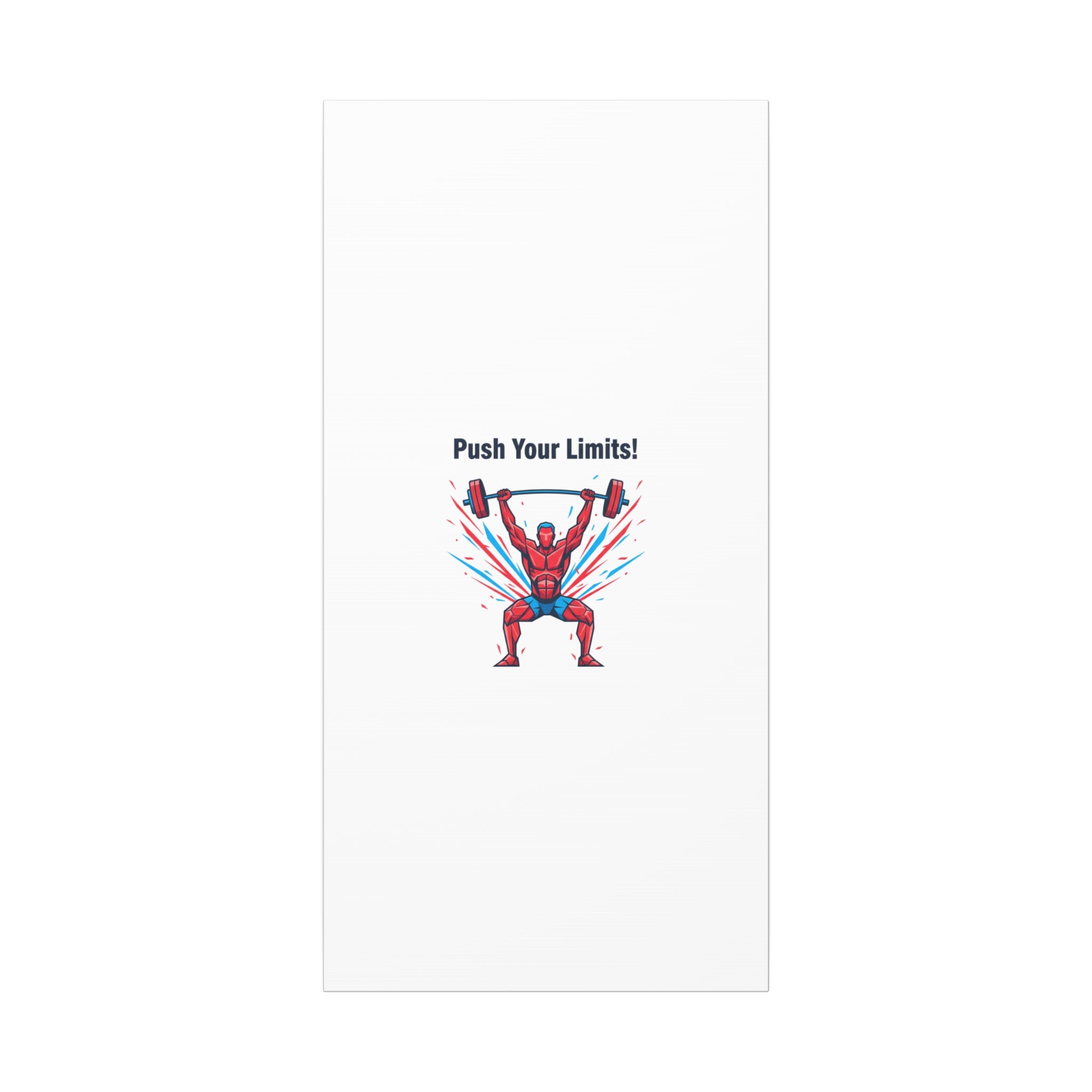 Push Your Limits Canvas | Fitness Motivation Wall Art