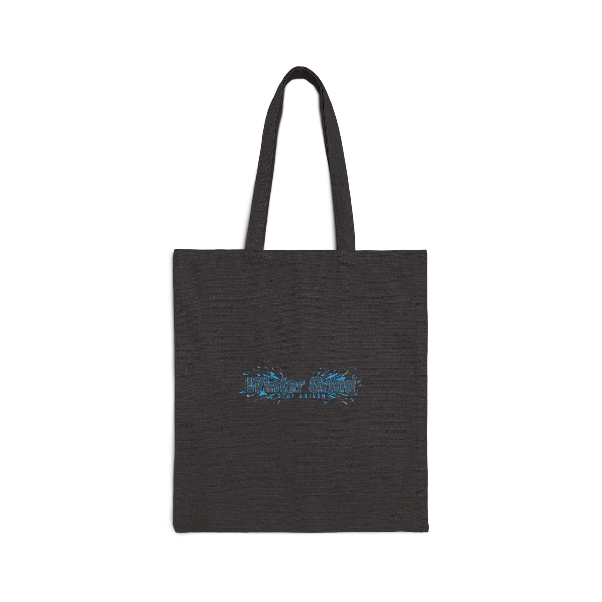 Winter Grind tote | winter workout, gym motivation canvas tote