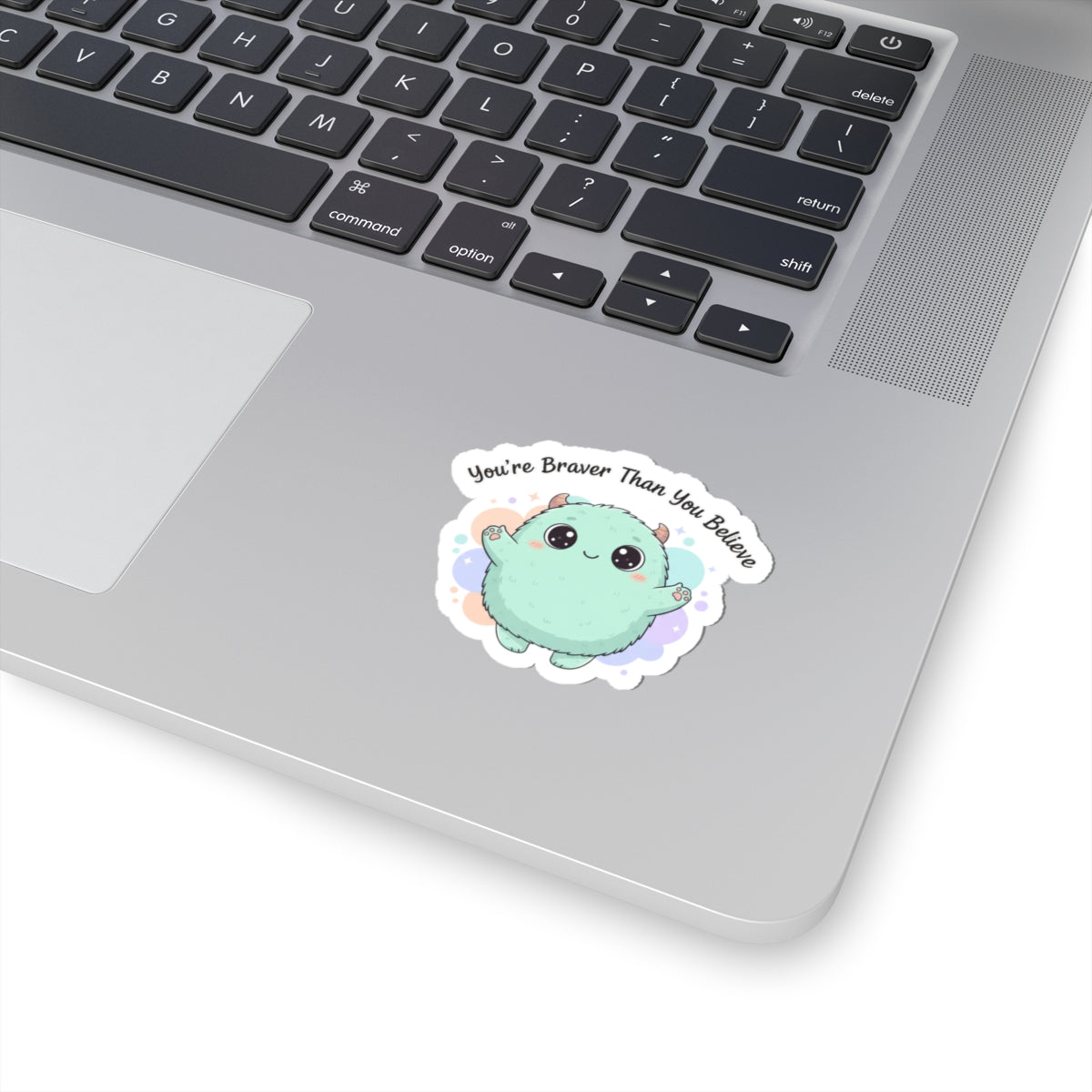 Brave Pastel Monster Sticker | Cute Monster Characters, Therapy Monster