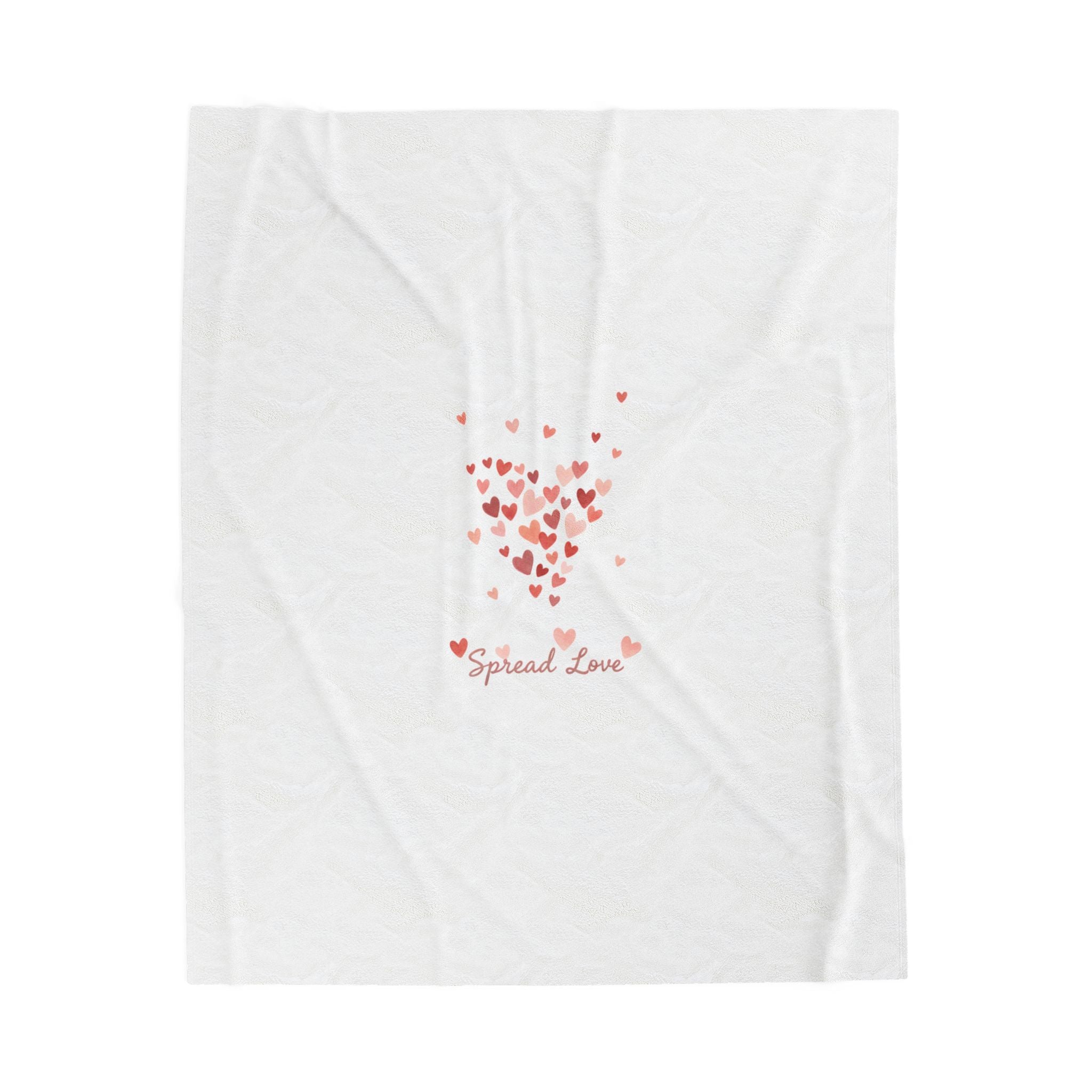 Tiny Heart Confetti Spread Love Blanket | Tiny Hearts Everywhere