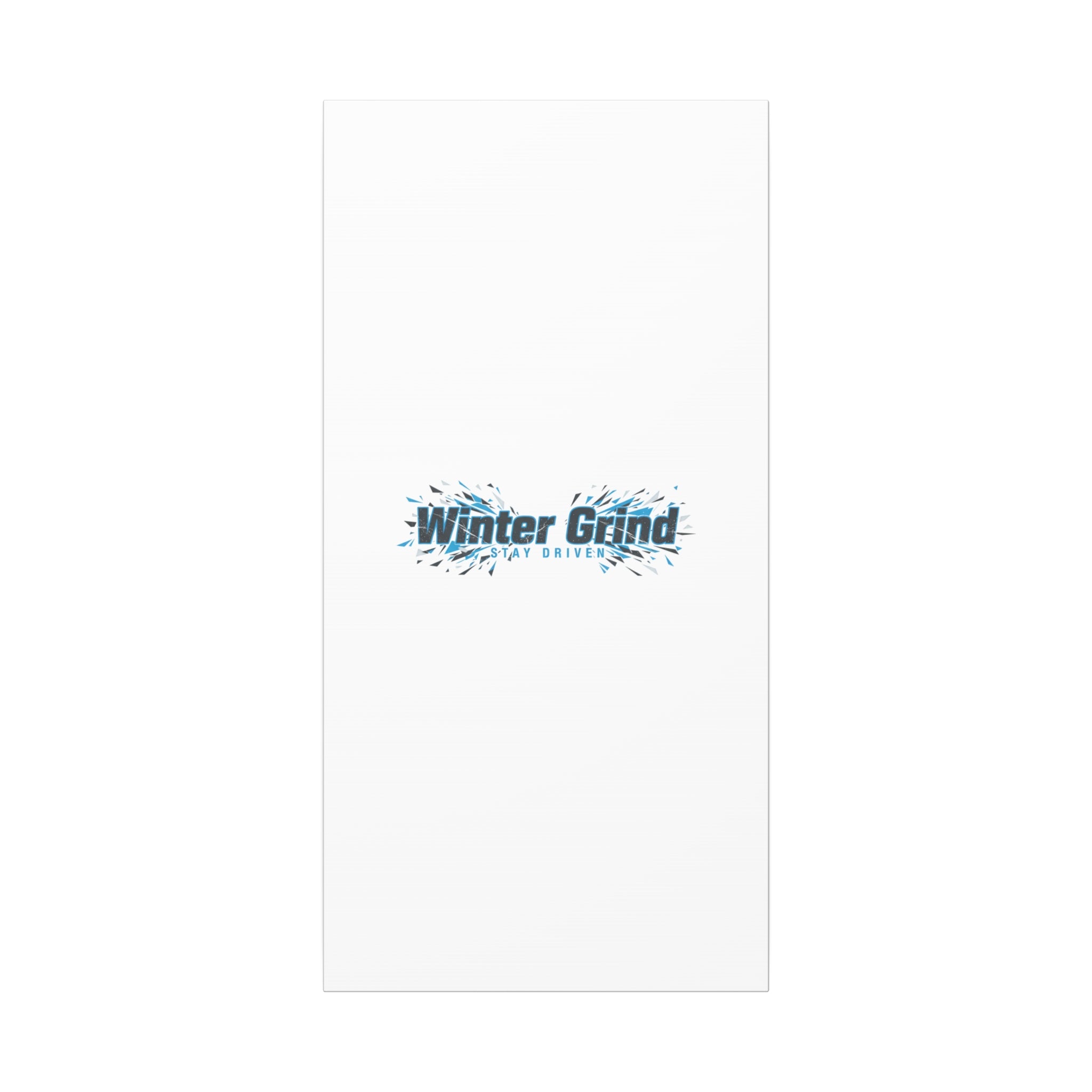 Winter Grind Canvas | Fitness Motivation, Sweat Through Winter Wall Art
