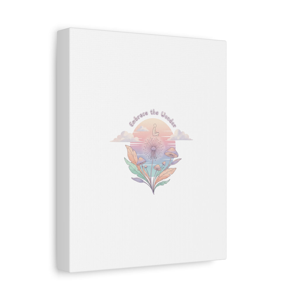 Embrace the Wonder pastel surreal nature print, Canvas