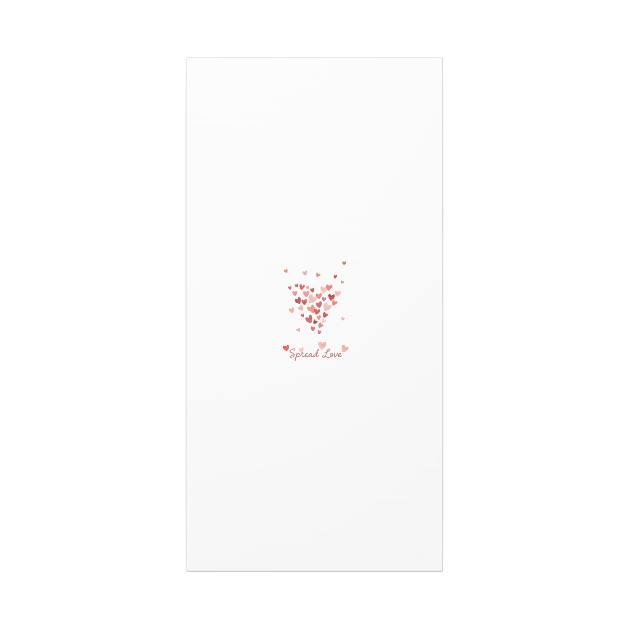 Tiny Heart Confetti Matte Canvas | Spread Love Wall Art