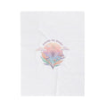 gentle weird 'embrace the unknown' illustration Velveteen Blanket | wholesome surrealism, pastel dreamy