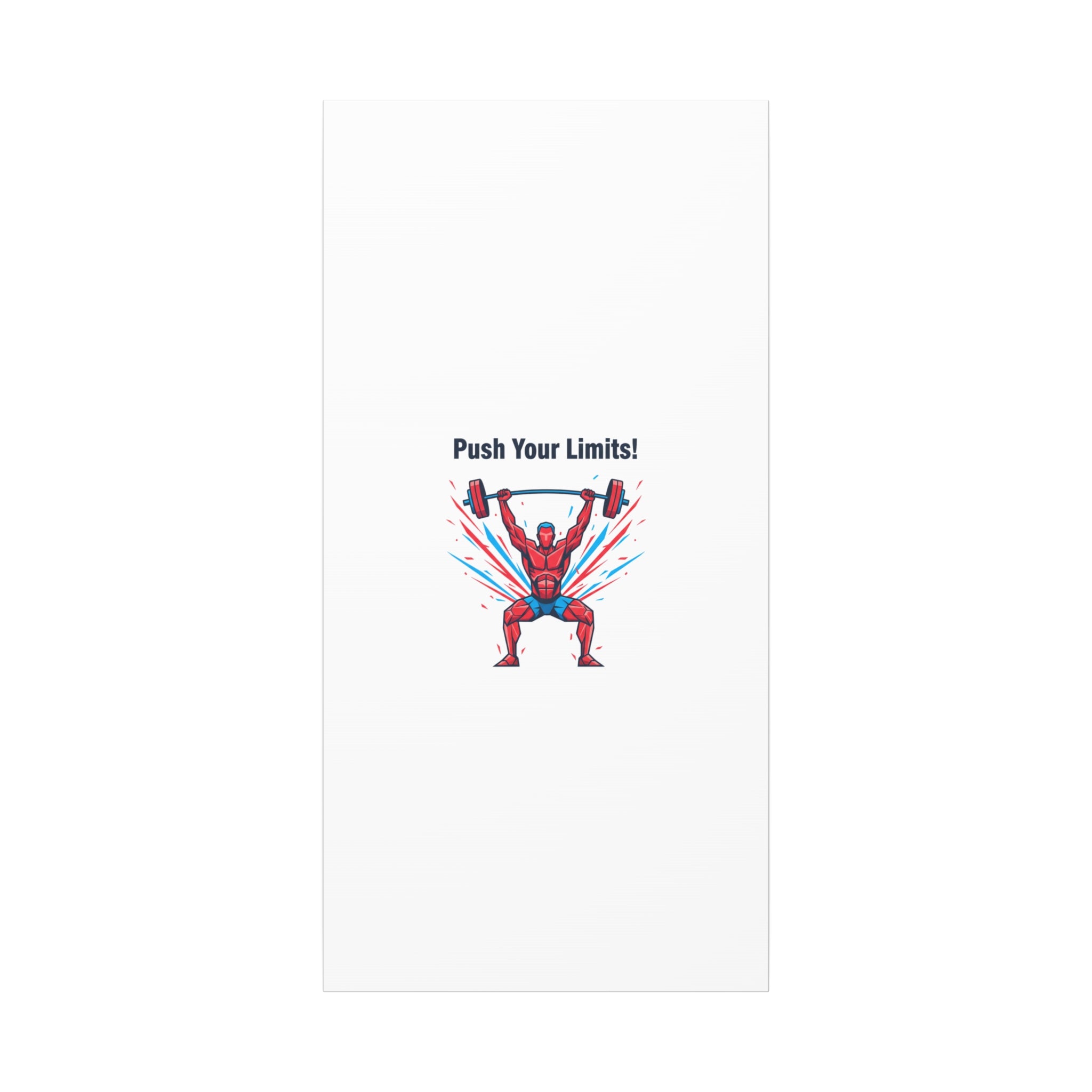 Push Your Limits Canvas | Fitness Motivation Wall Art