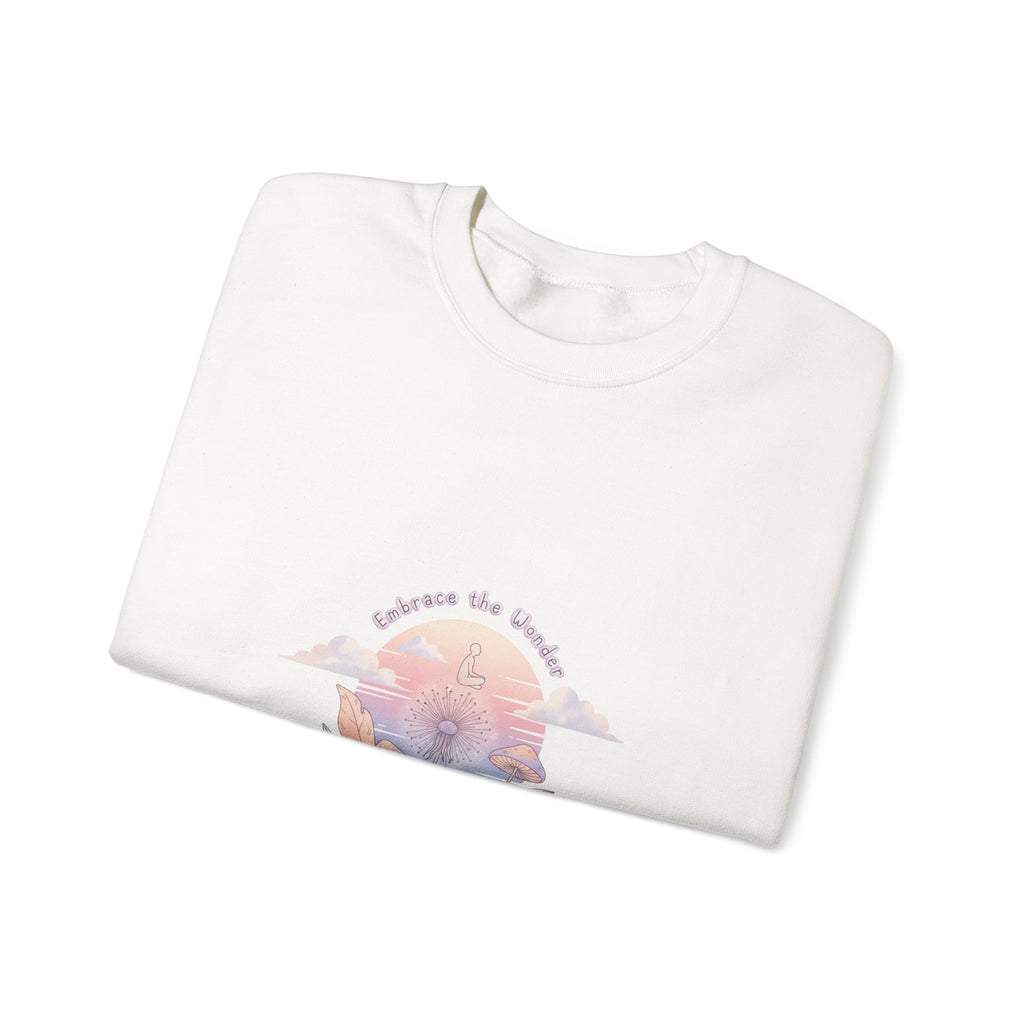 gentle cosmic creature sweatshirt | wholesome surrealism, pastel existential