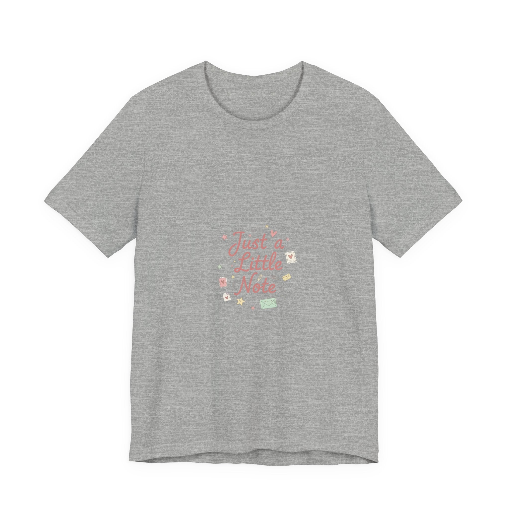 Just a Little Note T-Shirt | Handwritten Doodle, Sketch Aesthetic