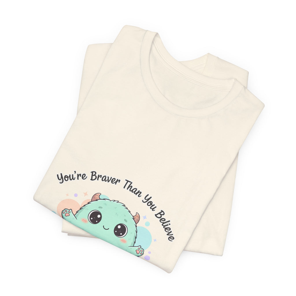 Brave Blob Monster Tee | cute monster shirt, kawaii encouragement