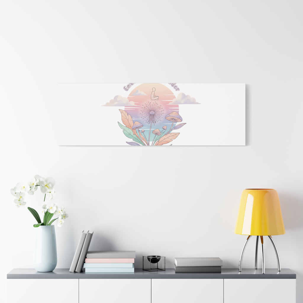 Embrace the Wonder pastel surreal nature print, Canvas