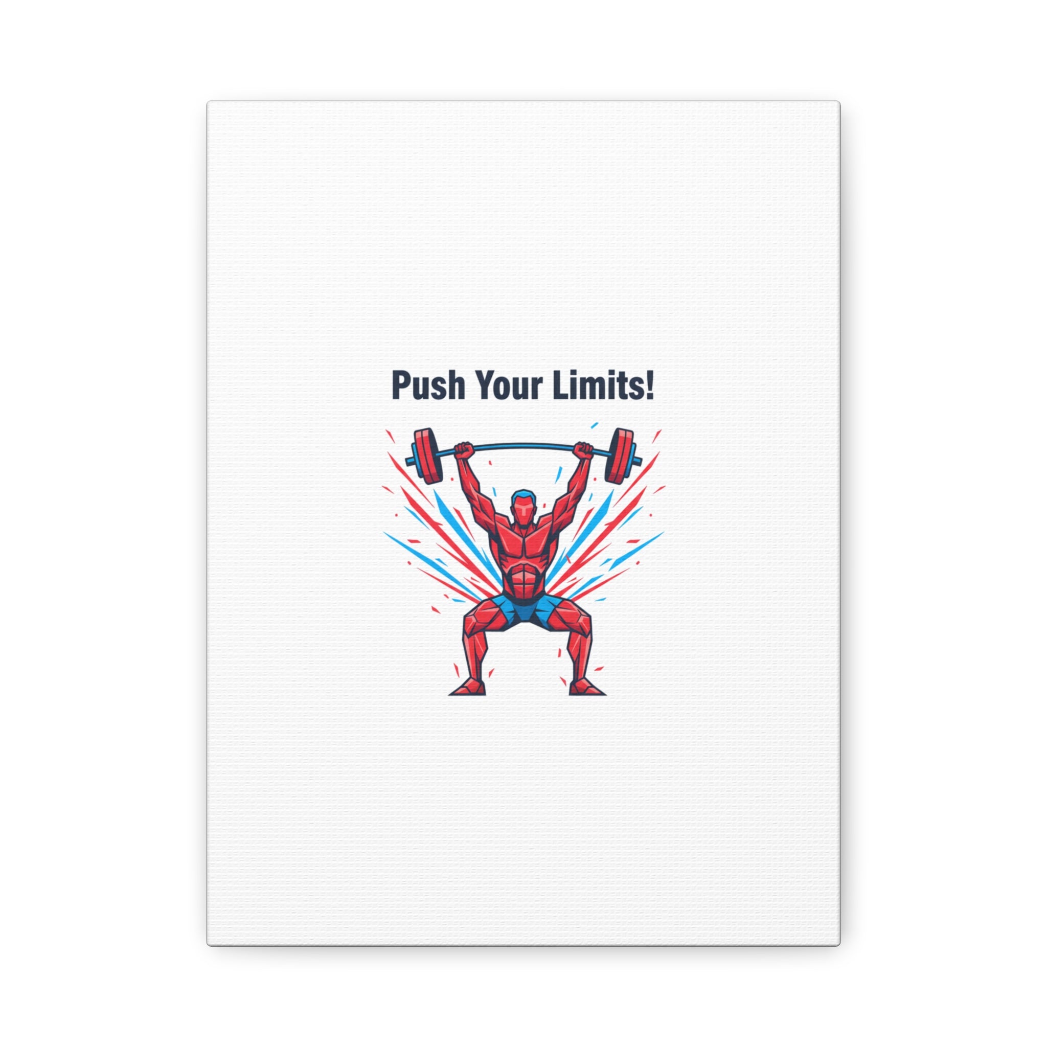 Push Your Limits Canvas | Fitness Motivation Wall Art