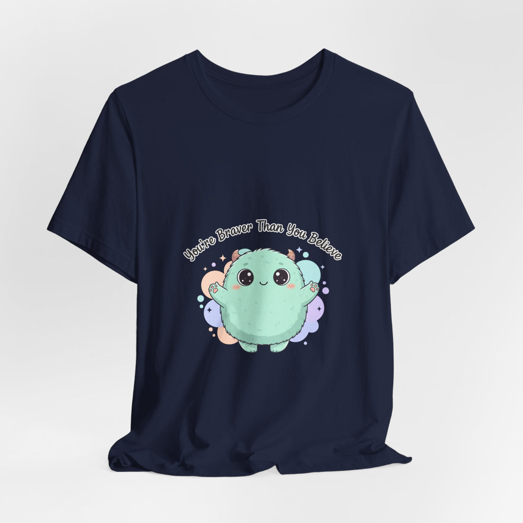 Brave Blob Monster Tee | cute monster shirt, kawaii encouragement