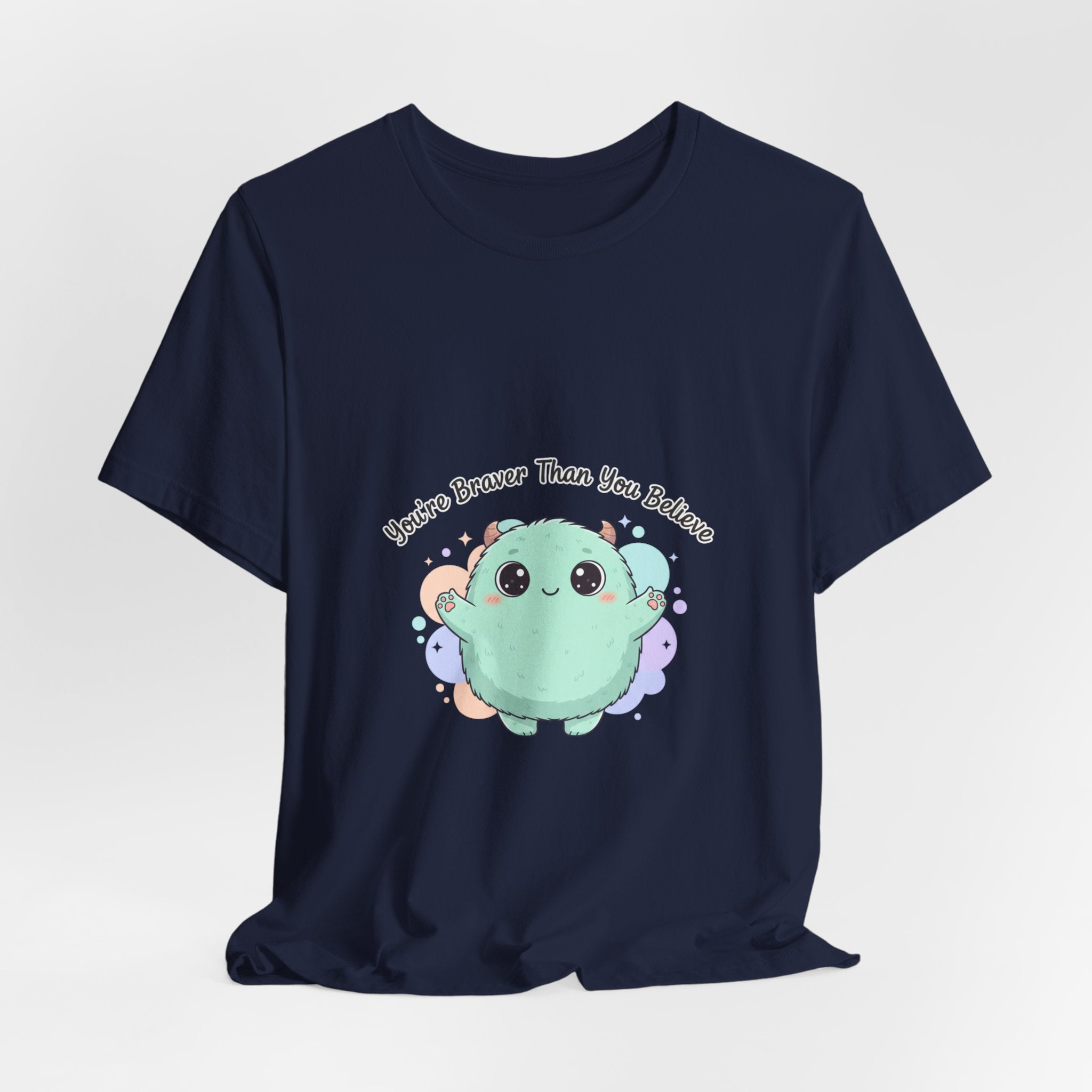 Brave Blob Monster Tee | cute monster shirt, kawaii encouragement