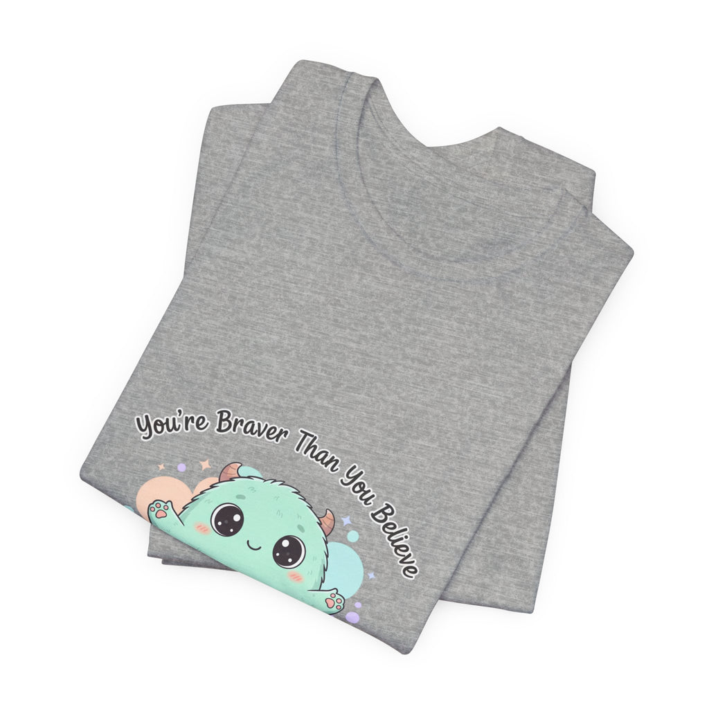 Brave Blob Monster Tee | cute monster shirt, kawaii encouragement