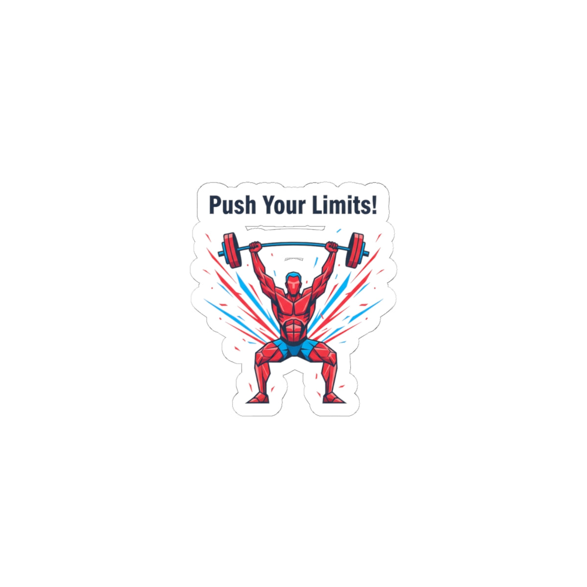 Push Your Limits Sticker | Fitness Motivation, Workout Decal