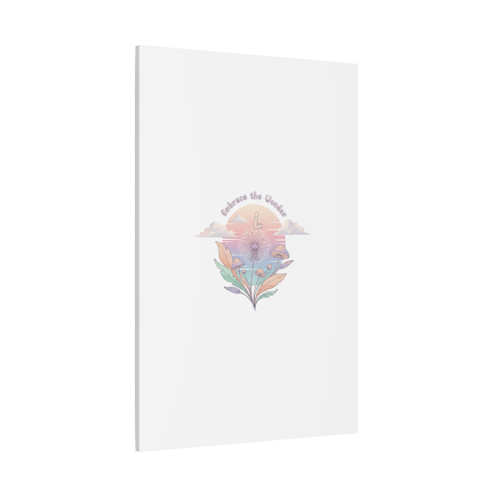 Embrace the Wonder pastel surreal nature print, Canvas