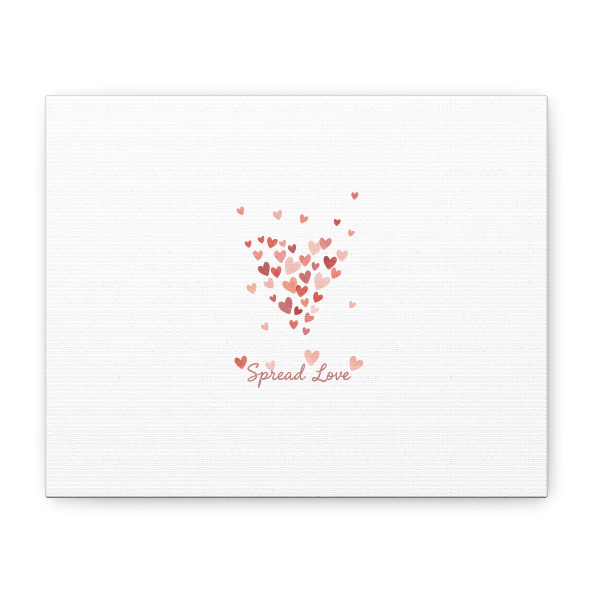 Tiny Heart Confetti Matte Canvas | Spread Love Wall Art