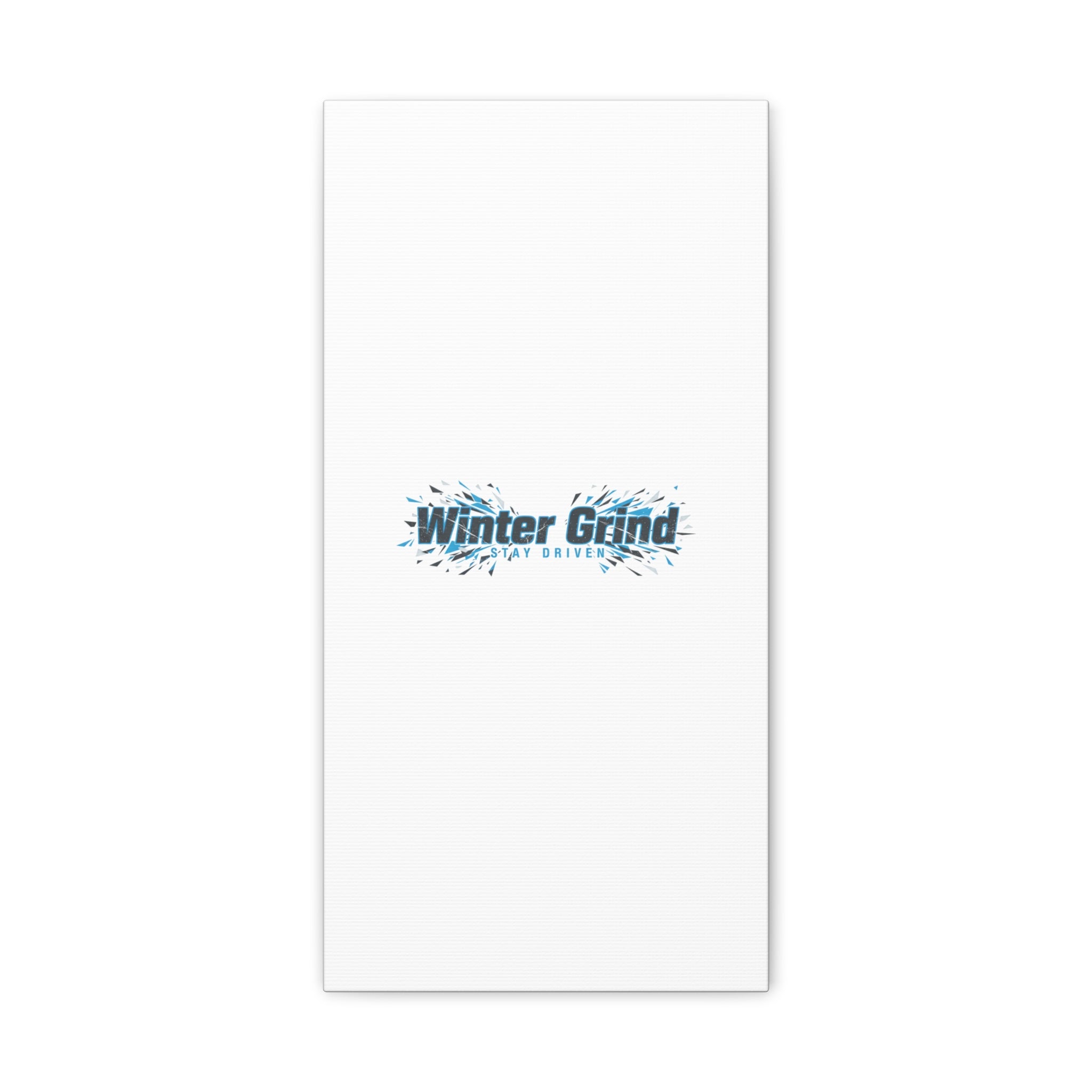 Winter Grind Canvas | Fitness Motivation, Sweat Through Winter Wall Art