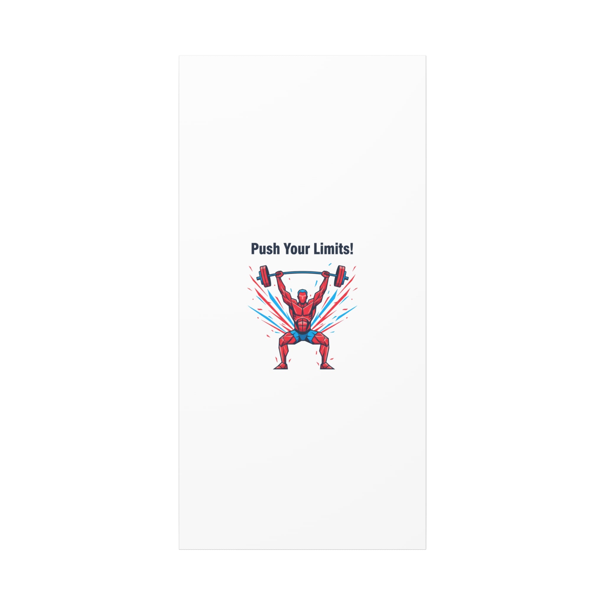 Push Your Limits Canvas | Fitness Motivation Wall Art