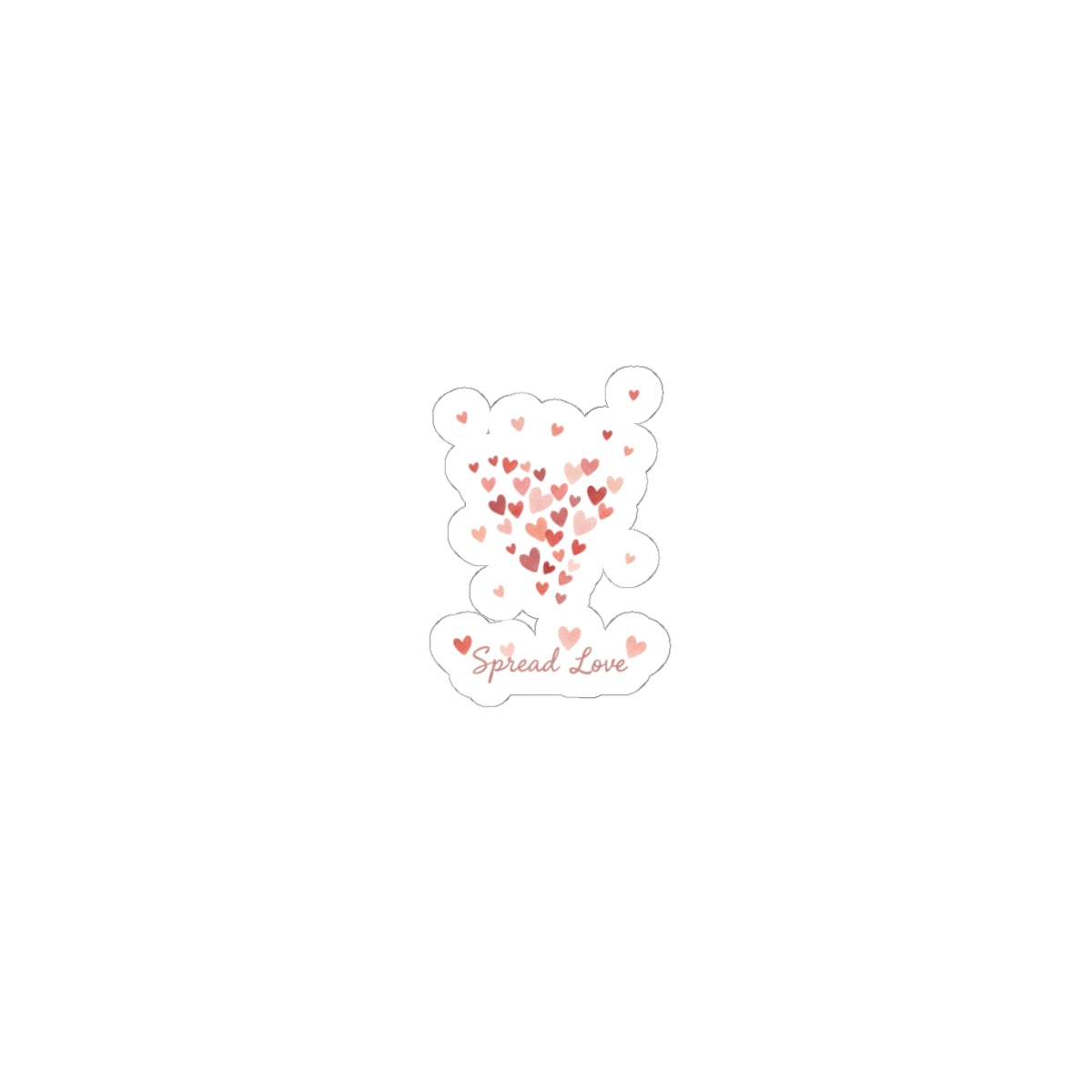 Tiny Heart Confetti Kiss-Cut Stickers | Tiny Hearts Everywhere, Valentine Doodle