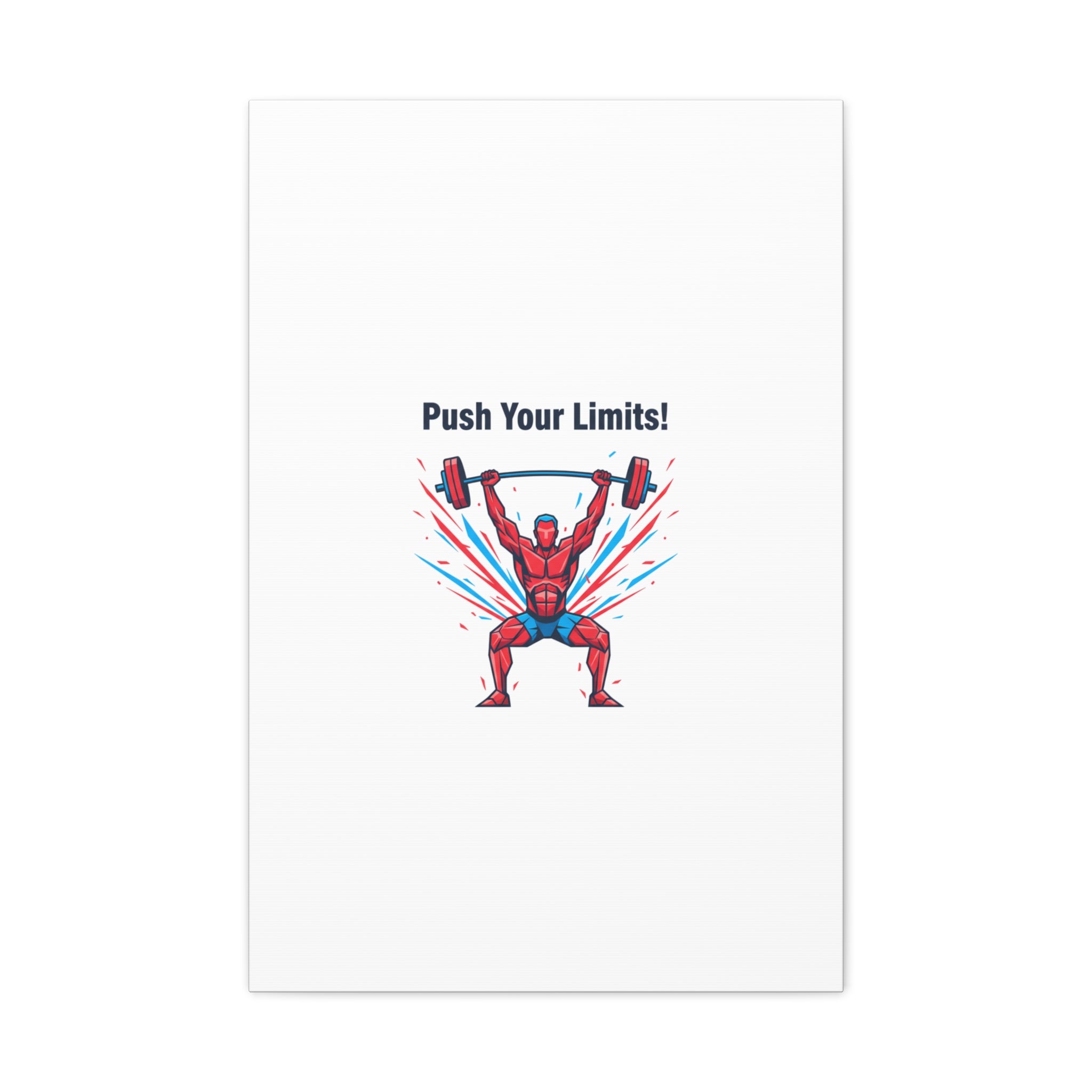 Push Your Limits Canvas | Fitness Motivation Wall Art