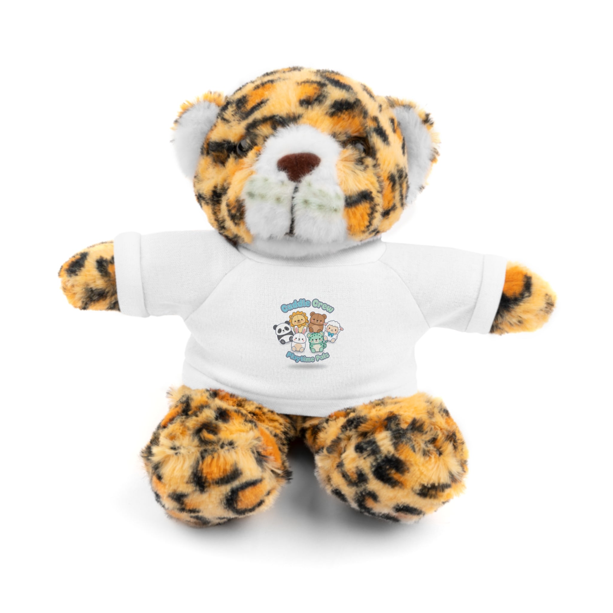 Plush Bear with Printed Tee — Cute Custom Teddy Gift