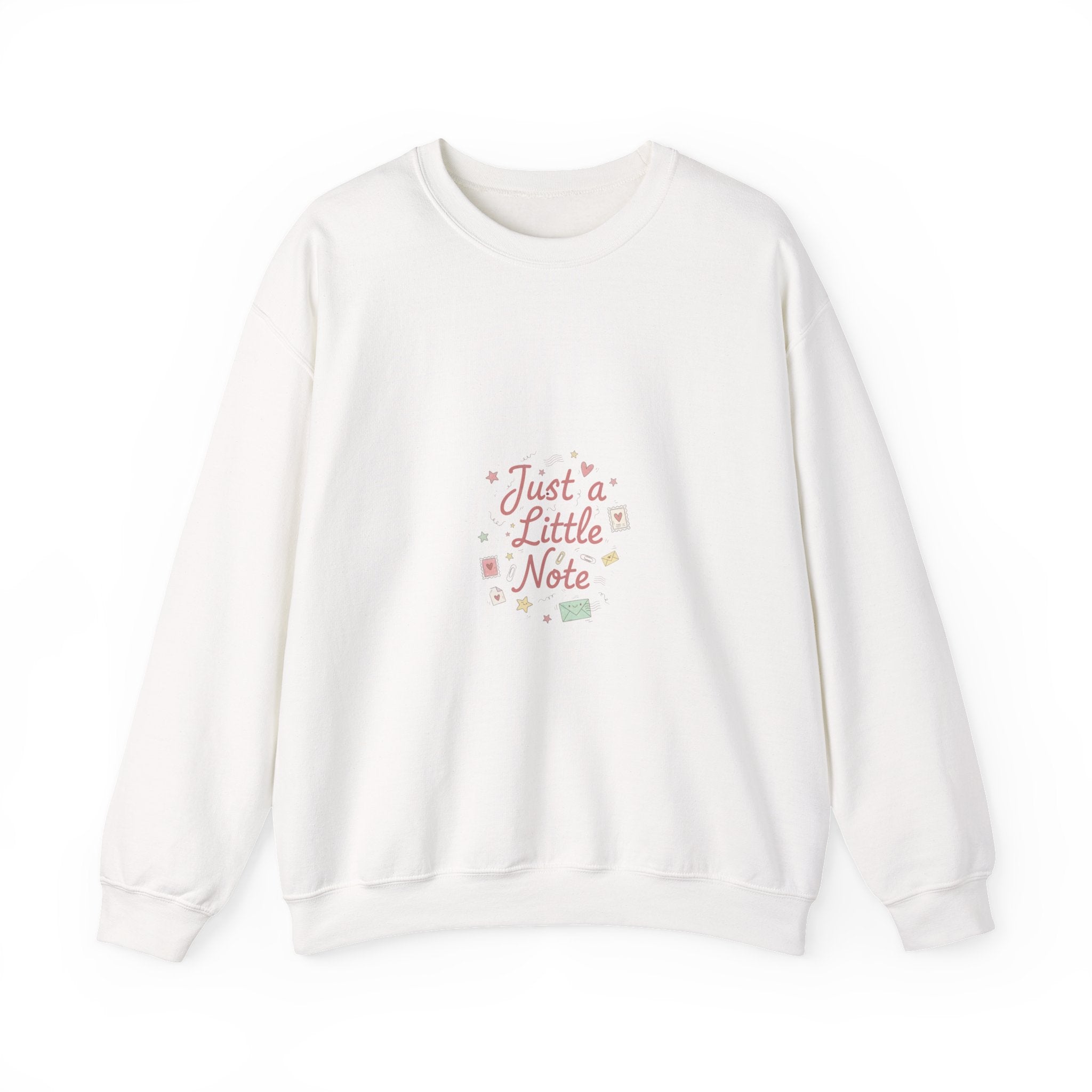 Just a Little Note Sweatshirt | handwritten doodle, sketch aesthetic