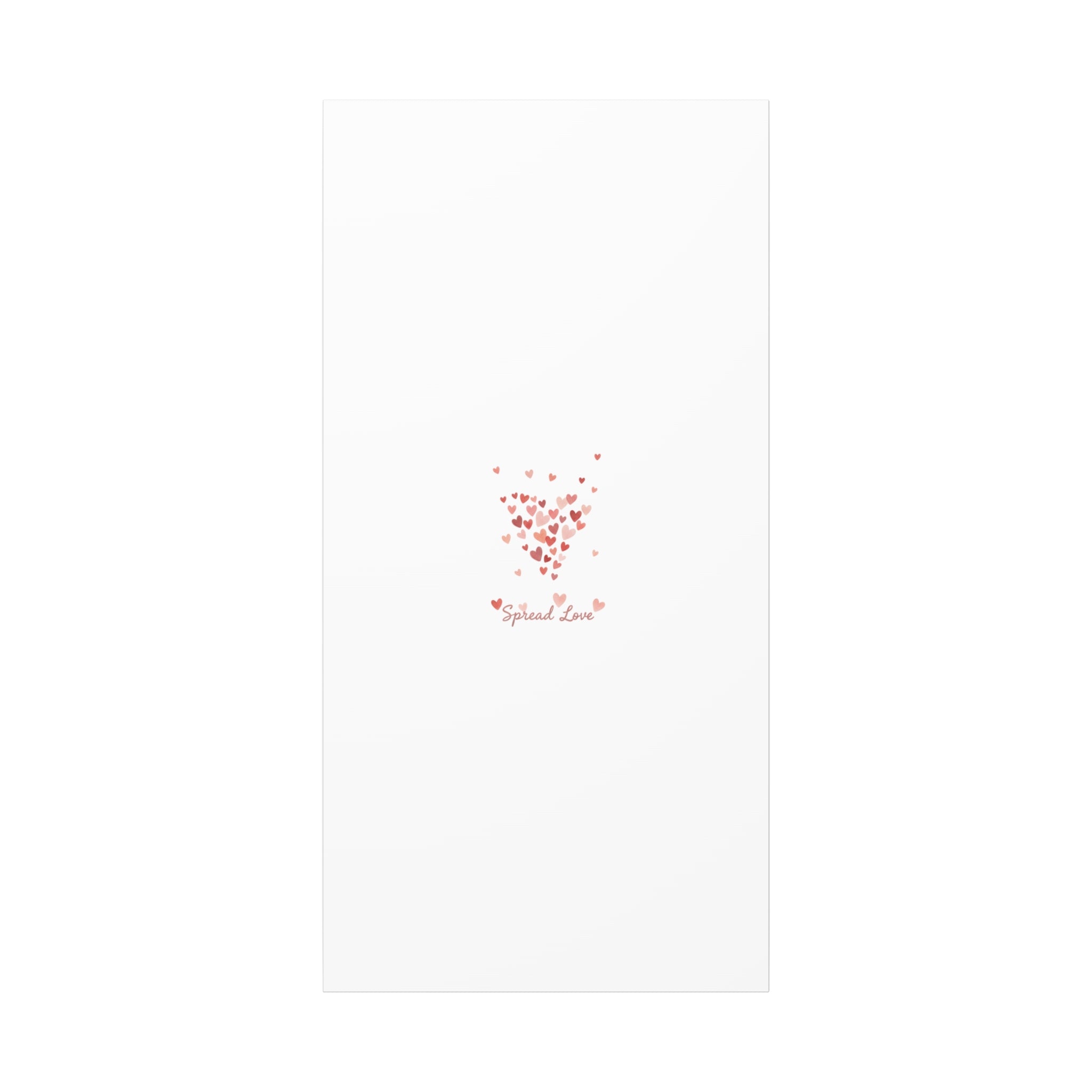 Tiny Heart Confetti Matte Canvas | Spread Love Wall Art