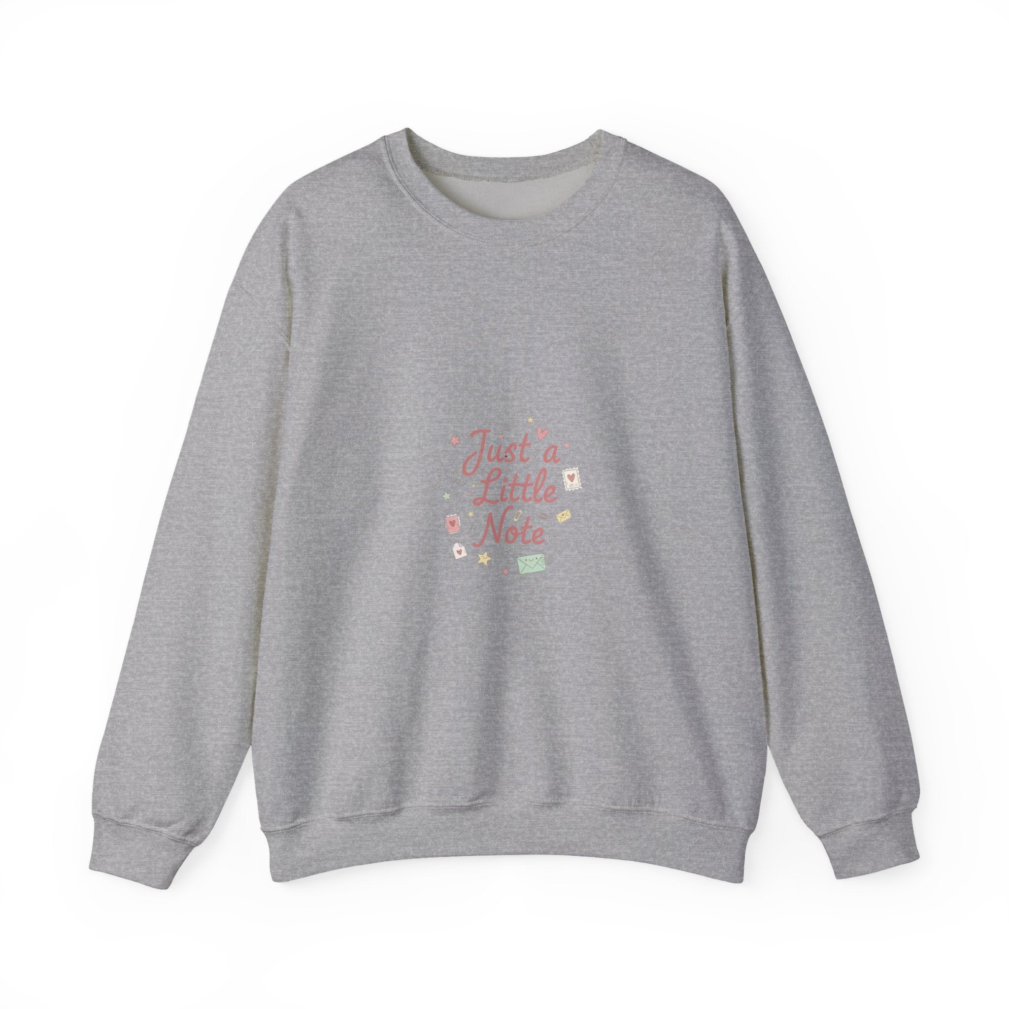 Just a Little Note Sweatshirt | handwritten doodle, sketch aesthetic