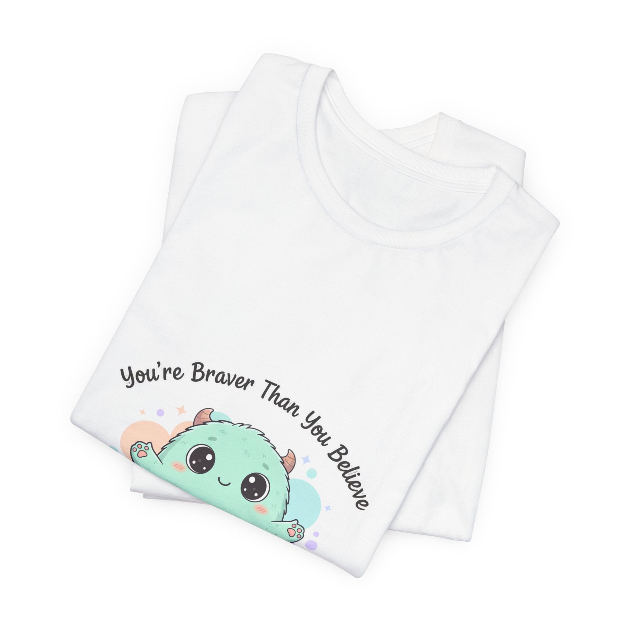 Brave Blob Monster Tee | cute monster shirt, kawaii encouragement
