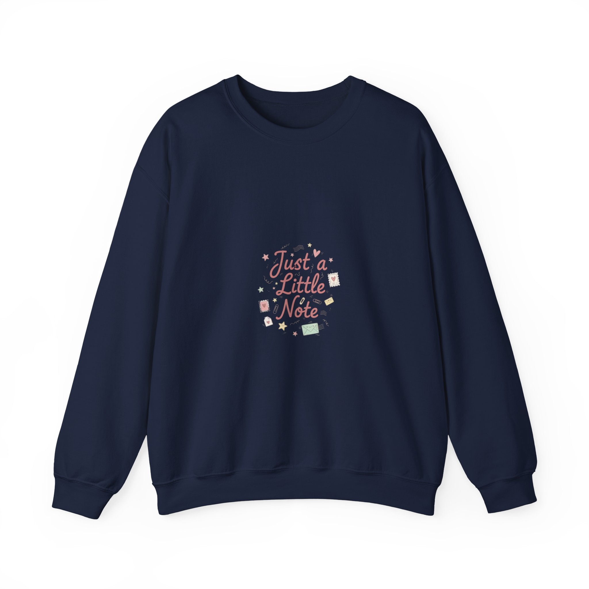 Just a Little Note Sweatshirt | handwritten doodle, sketch aesthetic