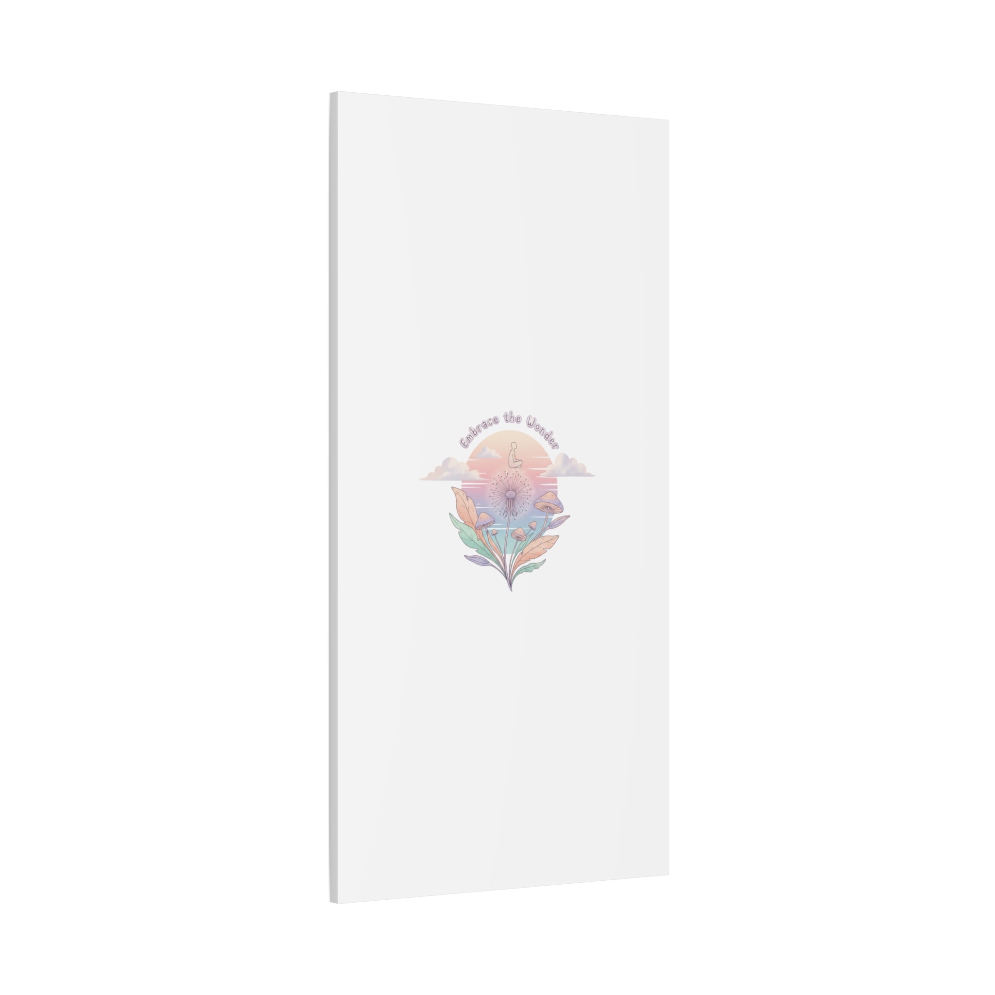 Embrace the Wonder pastel surreal nature print, Canvas