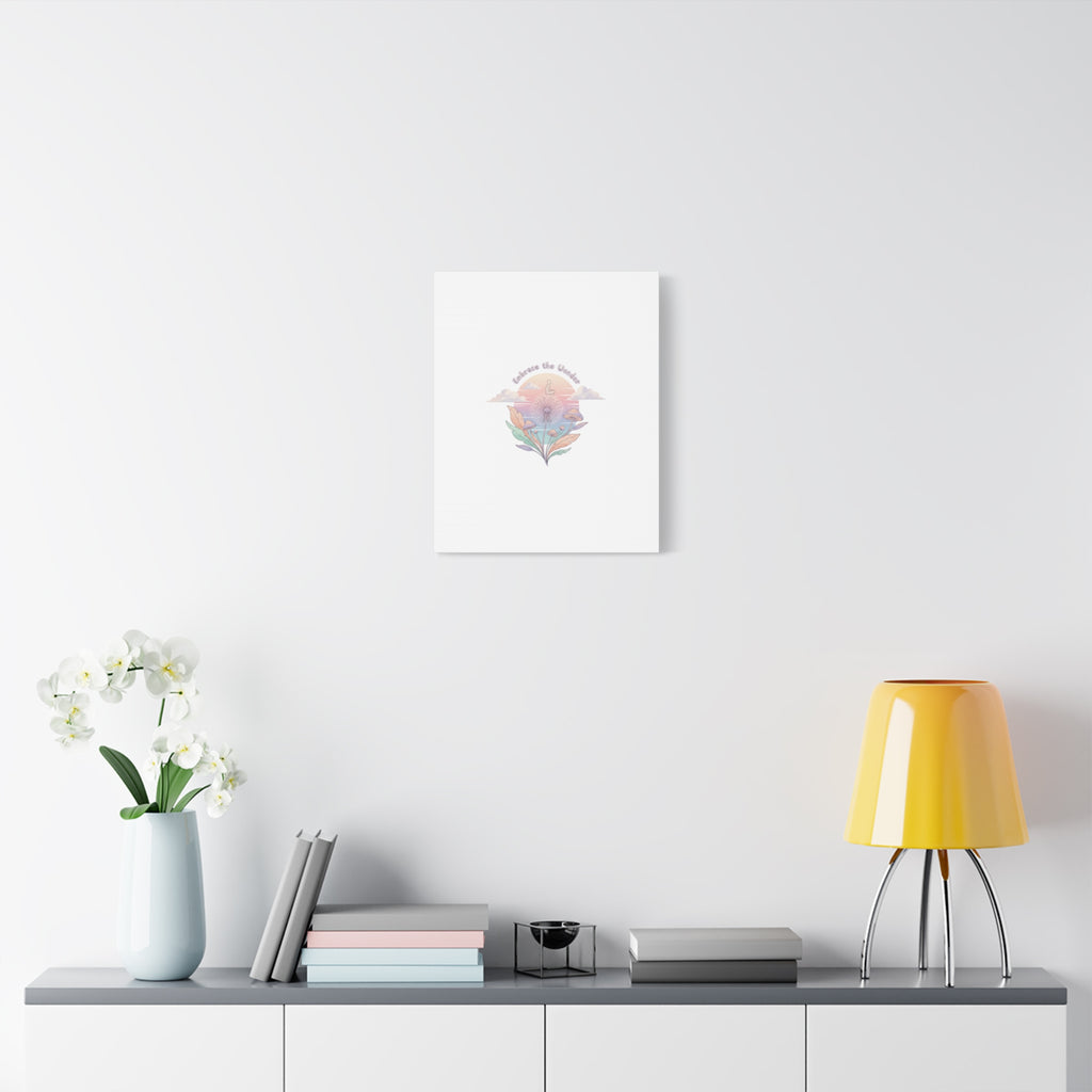 Embrace the Wonder pastel surreal nature print, Canvas