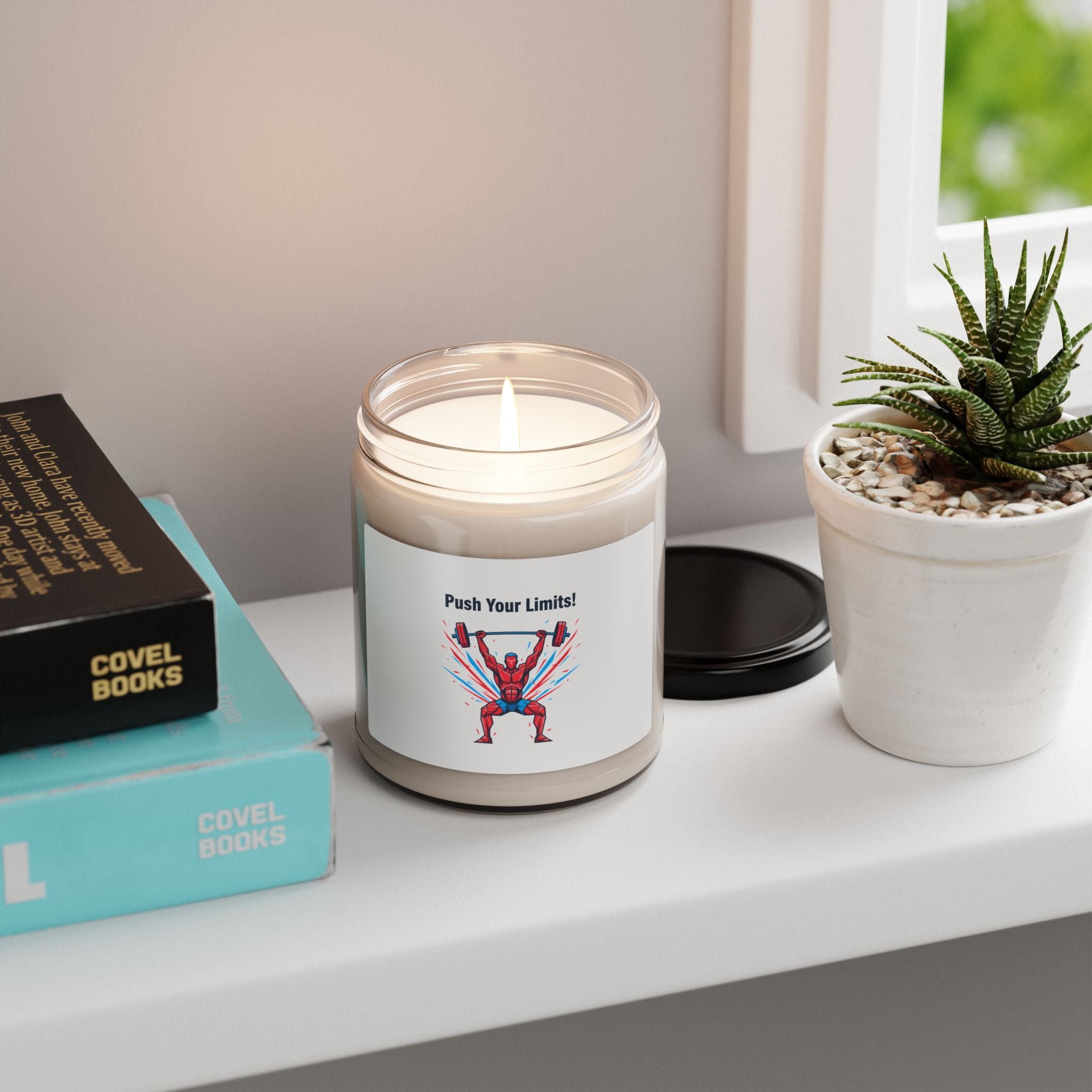 Push Your Limits Candle | Soy Fitness Motivation Candle, Gym Mantra