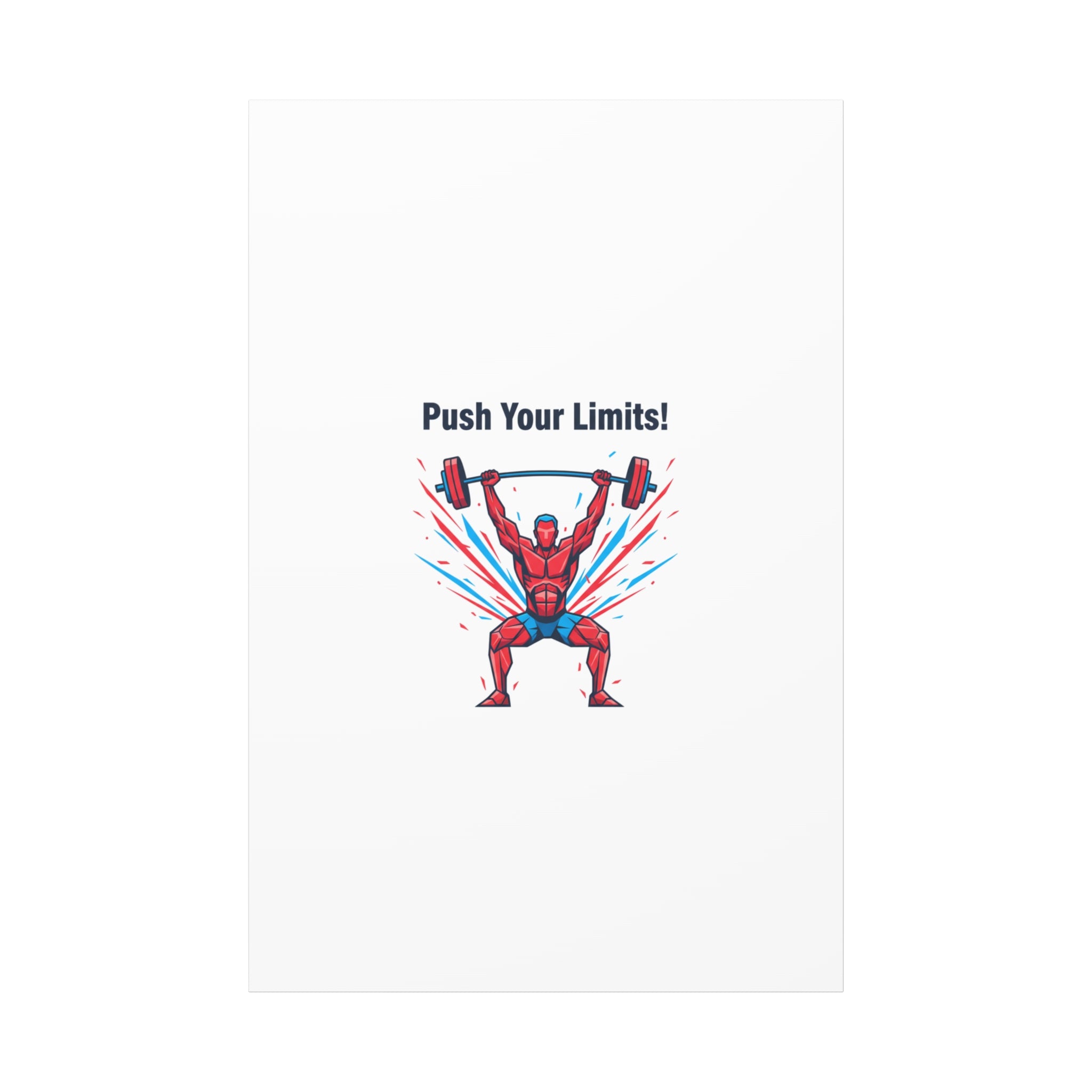 Push Your Limits Canvas | Fitness Motivation Wall Art