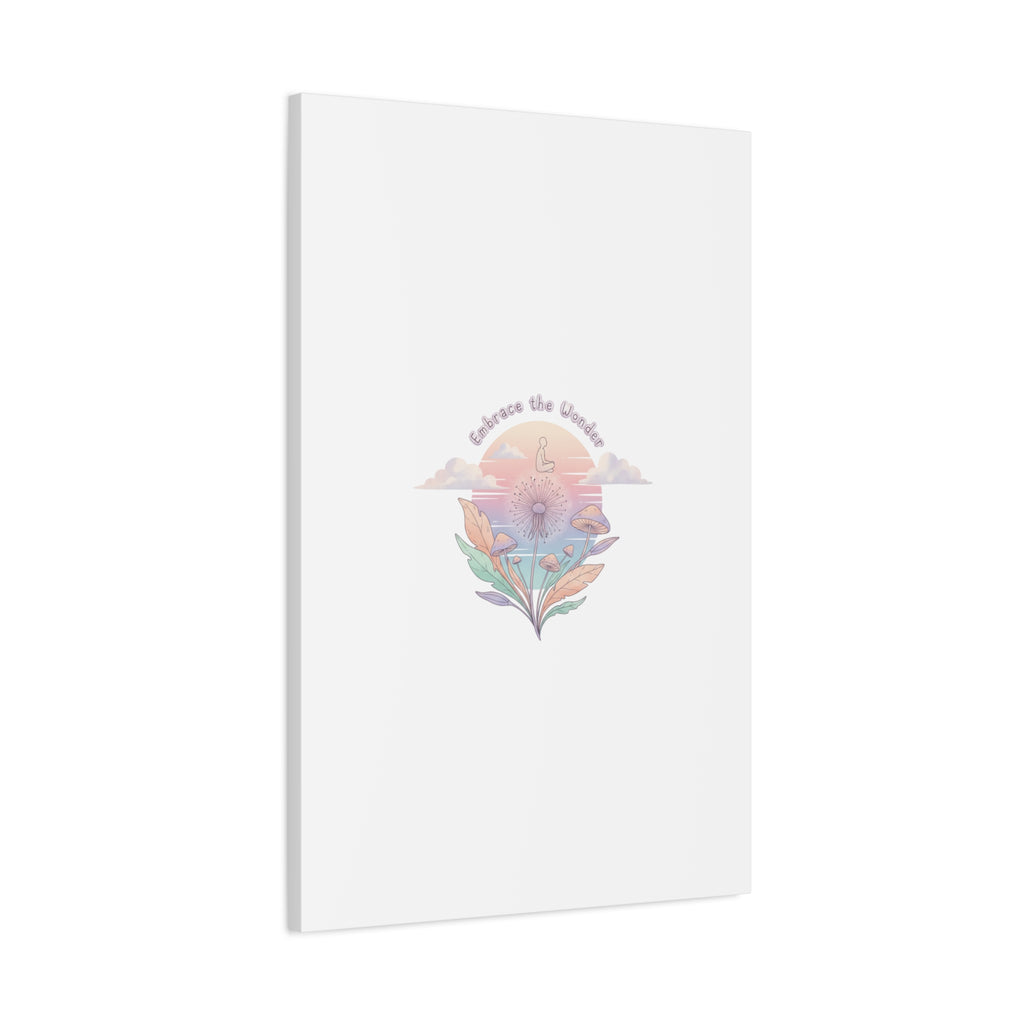 Embrace the Wonder pastel surreal nature print, Canvas
