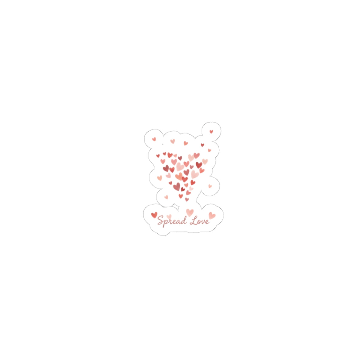 Tiny Heart Confetti Kiss-Cut Stickers | Tiny Hearts Everywhere, Valentine Doodle