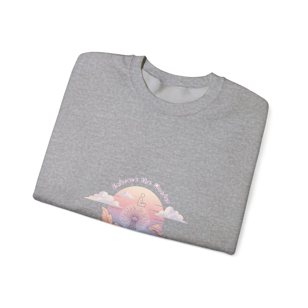 gentle cosmic creature sweatshirt | wholesome surrealism, pastel existential